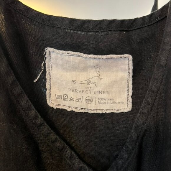 notPERFECTLINEN - SARAH button down slip linen dress - Picture 2 of 5